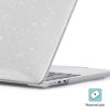 Picture of EooCoo Compatible with MacBook Air 13.6 inch Case 2022 2023 Release A2681 M2 Chip with Retina Display, Glitter Hard Shell Case + Keyboard Skin+ Camera Cover + Type C Adapter - Sparkly Clear