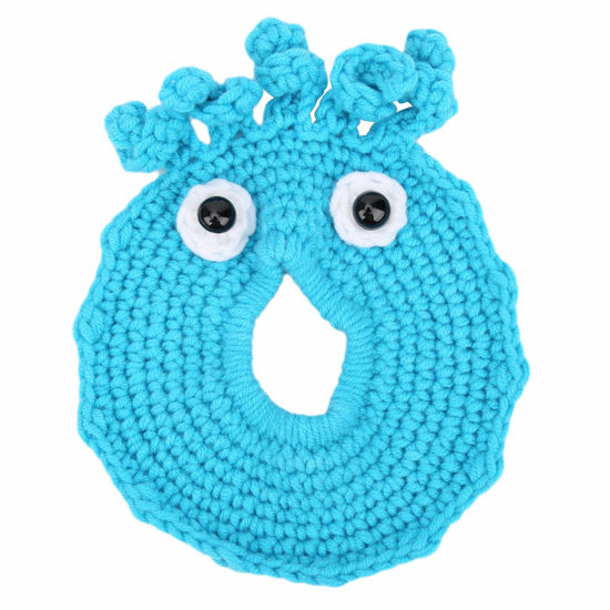 Picture of Shutter Huggers, Hand Knitted Camera Lens Decorative Ring Camera Prop for Newborn Photo(Blue)