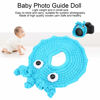 Picture of Shutter Huggers, Hand Knitted Camera Lens Decorative Ring Camera Prop for Newborn Photo(Blue)