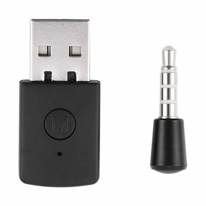 Picture of Bluetooth 4.0 USB Dongle/Adapter,Tangxi Bluetooth Receiver Transmitter for PS4 Playstation,Plug and Play,Support A2DP,HFP,Wireless Audio Dongle for Bluetooth Headset,Low Energy Mini Bluetooth Adapter