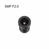 Picture of uxcell 6mm 5MP F2.0 FPV CCTV Camera Lens Wide Angle for CCD Camera