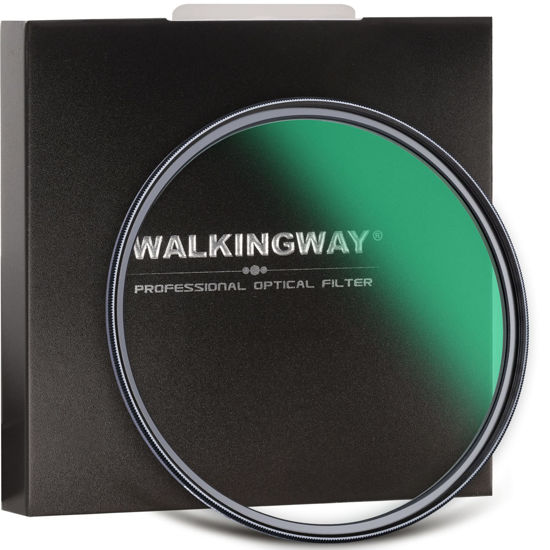 Picture of Walking Way 43mm UNC UV Filter Ultra-Slim Nano-Coated UV Multi-Layer Coatings Protection Filter HD MCUV for Camera Lens (43MM)