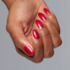 Picture of OPI Nail Lacquer, Opaque & Bright Shimmer Finish Red Nail Polish, Up to 7 Days of Wear, Chip Resistant & Fast Drying, Fall 2023 Collection, Big Zodiac Energy, Kiss My Aries, 0.5 fl oz