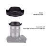 Picture of Lens Hood for Canon EF-M 11-22mm F4-5.6 is STM Lens, Reversible Lens Shade on EOS M6 Mark II M200 M100 M50, Replace Canon EW-60E Lens Hood