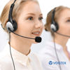 Picture of Voistek Telephone Headset Cisco 2.5mm Headset with Noise Cancelling Mic & Quick Disconnect Landline Phone Headset Compatible with Cisco SPA 303 502G 504G 525G2 AT&T TL 86003 88002 ML17929 Desk Phone