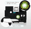 Picture of TZe-241 TZ Tape 18mm 0.7 Laminated White Label Tape Replacement for Brother Ptouch TZe241 TZ241 Tape, 3/4 Inch Label Maker Tape for Brother Ptouch PT-D400 PT-D400AD PT-D600, 2-Pack