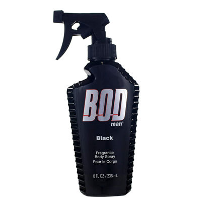 Picture of Bod Man Black Fragrance Body Spray for Men, 8 Fl Oz