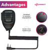 Picture of Original Baofeng Mic for Ham Radio Most Wanted Among Baofeng UV-5R Accessories. Shoulder Speaker Compatible with Baofeng bf-f8hp UV-5R UV-5R Plus UV-82 UV-82hp can be Used as Police Radio Mic