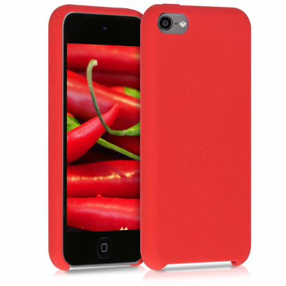 Picture of kwmobile TPU Silicone Case Compatible with Apple iPod Touch 6G / 7G (6th and 7th Generation) - Case Soft Flexible Protective Cover - Red