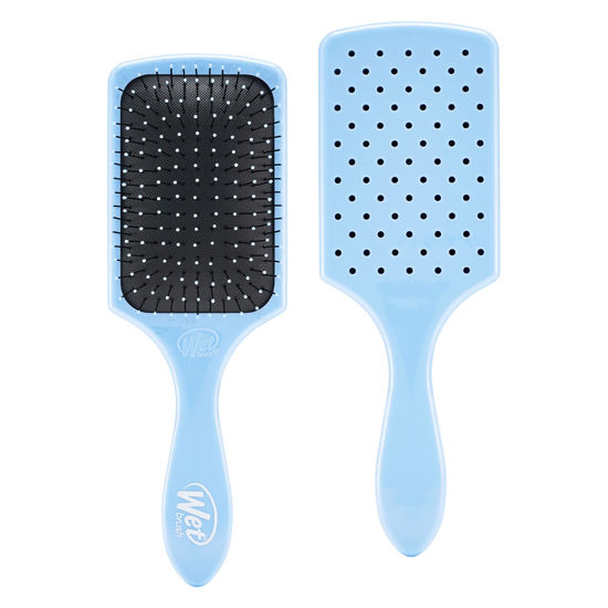 Picture of Wet Brush Detangling Brush, Paddle Detangler Brush (Sky) - Wet & Dry Tangle-Free Hair Brush for Women & Men - No Tangle Soft & Flexible Bristles for Straight, Curly, & Thick Hair