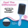 Picture of Wet Brush Detangling Brush, Paddle Detangler Brush (Sky) - Wet & Dry Tangle-Free Hair Brush for Women & Men - No Tangle Soft & Flexible Bristles for Straight, Curly, & Thick Hair