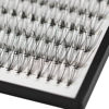 Picture of Bodermincer 240pcs Large Tray 10D/20D/30D Cluster Eyelashes to Choose D Curl False Lashes Professional Makeup Individual Cluster Eye Lashes (10D-D Curl-14mm) Black