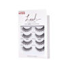 Picture of KISS Lash Couture Faux Mink False Eyelashes Multipack, Knot-Free Lash Band, Reusable, Contact Lens Friendly, Easy To Apply, Ultrafine, Tapered, Synthetic Fake Lashes, Style Jubilee, 4 Pairs