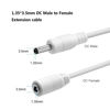 Picture of Liwinting 2pcs 3m/9.84Feet DC Power Adapter Extension Cable, 1.35mm x 3.5mm Male to Female Jack DC 5 V Power Adapter Plug Extension Cord for DC Power Adapter, CCTV Security Camera etc. - White