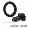 Picture of 49mm Filter Thread Macro Reverse Mount Adapter Ring,& for Sony E-Series Camera A6500 A6300 A5100 A6000 A5000 A3000 NEX-5T NEX-3N NEX-6 NEX-5R NEX-F3 NEX-3 NEX-5 A7RIII A9 A7III A7 A7s A7R A7II A7RII A