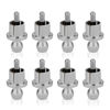 Picture of Monosaudio 8 pcs RCA Male Plug Caps Noise Stopper Caps Shielding Caps Dust Proof Protector(8 Pieces) (Rhodium-Plated)