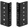 Picture of NavePoint 2U Vertical Rack Rail Pair DIY Kit with Hardware, Black