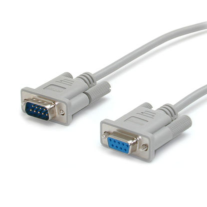 Picture of StarTech.com 15 ft Straight Through Serial Cable - - DB-9 (M) - DB-9 (F) - 15 ft - Serial extension cable - DB-9 (M) to DB-9 (F) - 15 ft - MXT106