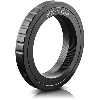 Picture of Opteka T-Mount (T2) Adapter Compatible with Nikon D5, D4, D3X, D3, D810, D800, D750, D500, D610, D600, D300, D7200, D7100, D5500, D5300, D5200, D5100, D3300, D3200 and D3100 Digital SLR Cameras