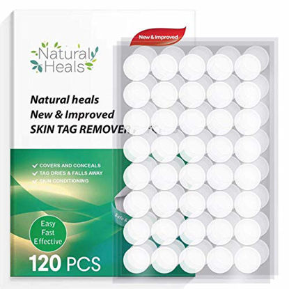 Picture of Skin Tag Remover, Skin Tag Remover Patches, 120 Large Pieces Skin tag Removal Patches, Tags Dries and Fall Away, Natural Ingredients