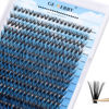 Picture of Individual Lashes GEMERRY 280pcs Large Tray 0.07mm Lash Clusters 30D 8-16 MIX C Curl Cluster Lashes Soft &Natural Individual Lashes Cluster Reusable DIY Eyelash Extensions