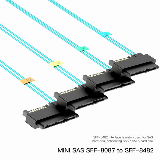 GetUSCart WORDIMA Mini SAS HD Cable Internal Mini SAS HD SFF 8087