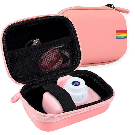 Picture of Leayjeen Kids Camera Case Compatible with Goopow/CIMELR/GKTZ/Xinbeiya/ArtCWK/Gofunly and More Toys Digital Camera & Video Camera and Accessories (Case Only)