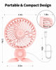 Picture of AaoLin USB Small Fan, Desk Fans with CVT Variable Speeds, Strong Cooling Airflow, Quiet Portable, Desktop Mini Personal Fan for Room, Home,Office, Bedroom-USB Powered