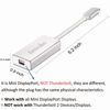 Picture of Amiroko USB-C to Mini DisplayPort Adapter, USB 3.1 Type C to Mini DP Adapter Support 4K, 1080P Compatible with MacBook Pro, MacBook 12", Alienware, to LED Cinema Display/Dell Monitor etc, Silver