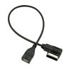 Picture of USB MP3 Cable Adapter, Keenso Music Interface USB AMI MMI AUX MP3 Cable Adapter for A3 S4 A5 S5 A6 S6 A7 A8 Q5 Q7 R8