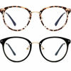 Picture of Blue Light Blocking Glasses for Women Men-FEIDU Round Computer Reading Glasses (2020-z5)