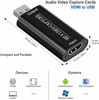 Picture of Jancane HDMI to USB Video Capture Card, HDMI to USB 1080p USB2.0, Record Directly to Computer for Gaming, Streaming, Teaching, Video Conference or Live Broadcasting