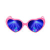 Picture of Heart Effect Diffraction Glasses,Heart Shaped Light Special Refraction Glasses,Make You See Love (Pink)