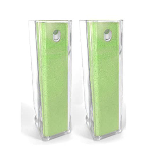 Picture of 2 Acuvar All in One Screen Cleaning Sprays with Microfiber and Phone Stand Cleans and Disinfects Smartphones, Tablets, LCD, LED Laptop, TV Screens, and More (Green)