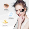 Picture of Permotary 30 Pairs Gel Collagen Eye Pads,Crystal Collagen Under Eye Mask for Moisturizing,Reducing Fine Lines&Dark Circles& Puffy Eyes Under Eye Patch for Women Men, Black