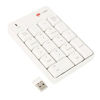 Picture of M MC Saite Wireless Numeric Keypad - with Nano Receiver,2.4G 18 Keys Numpad for Laptop Desktop PC Windows (White)