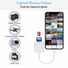 Picture of Lightning to SD TF Card Camera Reader Digital Camera SD Card Reader for Select iPhone, iPad and iPod Models (Support iOS 14 and Before), Trail Game Camera Viewer, No App Required (WHITE)