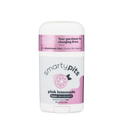 Picture of SmartyPits - Teen Natural/Aluminum-Free Deodorant for Sensitive Skin (baking soda free) Paraben Free (Pink Lemonade)