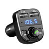 Picture of Car Bluetooth FM Transmitter, Bluetooth Receiver MP3 Player Music Stereo Adapter, Hands-Free Calling, Dual USB2.0 Ports (3.1A and 1A), Compatible with All Smartphones, Black