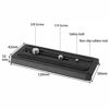 Picture of BEXIN Camera Quick Release Sliding Plate Camera Tripod Mounts with 1/4 inch and 3/8 inch Screws for K3 H4 Fluid Head