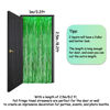 Picture of Green Tinsel Curtain Party Backdrop - GREATRIL Foil Fringe Streamers for St Patrick’s Day/Luau/Turtle/Hawaiian/Dinosaur/Jungle/Summer/Safari/Ghost/Football Party/Christmas/Birthday Decorations 2 Packs