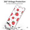 Picture of OOK Compatible with iPod Touch 7/6/5 Generation Case Ring Holder for Girls Woman,Soft TPU Bumper PC Back Shockproof Protective Case-Strawberry