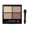 Picture of REVLON ColorStay 16 Hour Eyeshadow Quad with Dual-Ended Applicator Brush, Longwear, Intense Color Smooth Eye Makeup for Day & Night, Addictive (500), 0.16 Oz