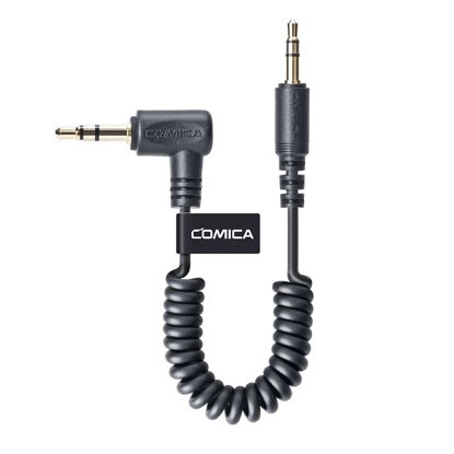 Picture of comica CVM-D-CPX 3.5mm TRS-TRS Audio Cable VM10II Shotgun Microphone/WS50, BoomX-D, BoomX-U Wireless Microphone, etc.…