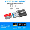 Picture of Rocketek Aluminum USB 3.0 Portable Memory Card Reader Adapter for Micro SD Card/TF Card Reader Adapter