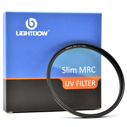 Picture of Lightdow MRC UV Filter Protective Schott Optical Glass Ultra-Thin Slim with Multi-Coated Protection Lens Filters for Canon Nikon Sony DSLR Camera Lens (72mm)