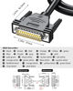 Picture of JUXINICE RS232 Serial Port DB25 Cable Single Head Terminal Wire Single Male Female Head 25-pin Shielded Cable (DB25 Male, 3FT)