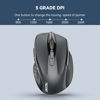 Picture of TECKNET Wireless Mouse, 2.4G Ergonomic Optical Mouse, Computer Mouse for Laptop, PC, Computer, Chromebook, Notebook, 6 Buttons, 24 Months Battery Life, 2600 DPI, 5 Adjustment Levels