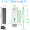 Picture of 7 in 1 Airpod Cleaner Kit, Multi-Function Earbud Cleaning Pen for Airpods Pro 1 2 3, Soft Brush Corner Gap Duster Keycap Puller Laptop Screen Keyboard Earbud Cleaner -5ml Screens Cleaners Spray