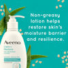 Picture of Aveeno Calm + Restore Oat Repairing Body Lotion for Sensitive Skin, Daily Moisturizer with Prebiotic Oat, Aloe & Pro-Vitamin B5 Helps Restore Skin's Moisture Barrier, Fragrance Free, 12 oz